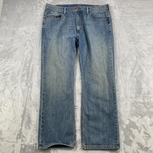 Levi's 569 Jeans Mens 38x32 (38x31) Blue Straight Leg Loose Fit